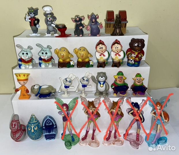 Ландрин и Киндер игрушки. Единички. Много