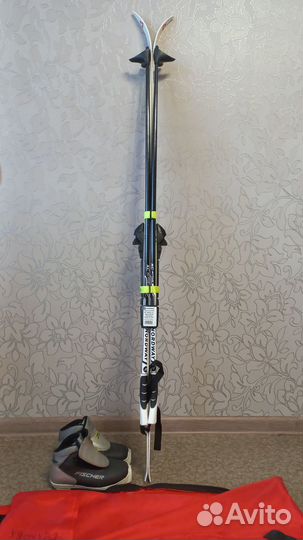 Лыжи беговые Fischerс ботинками