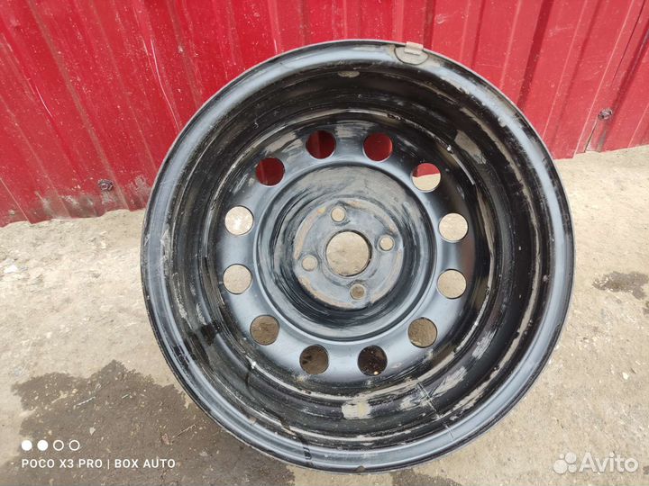 Штампованный диск R15 Оригинал Хендай Солярис