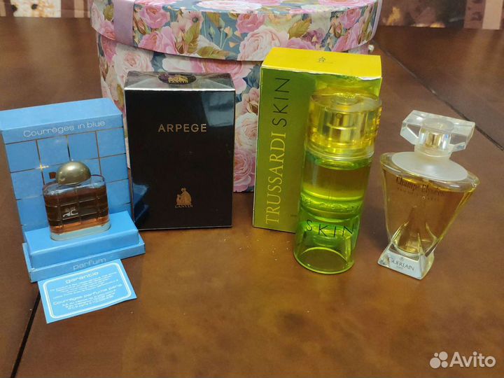 Courregges, Lanvin, Ferragamo, Trussardi, Guerlain