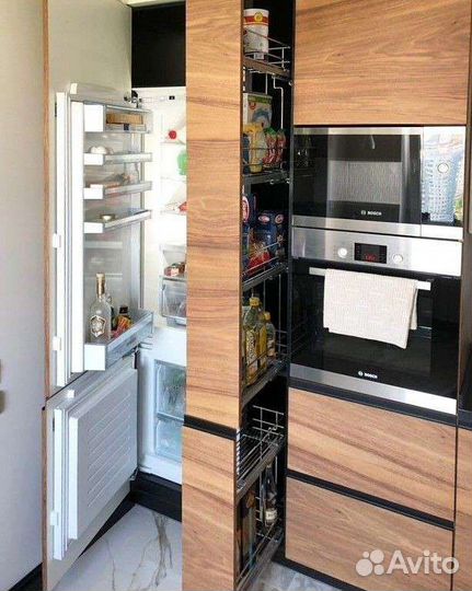 Кухня прямая, кухонный гарнитур, реальная цена