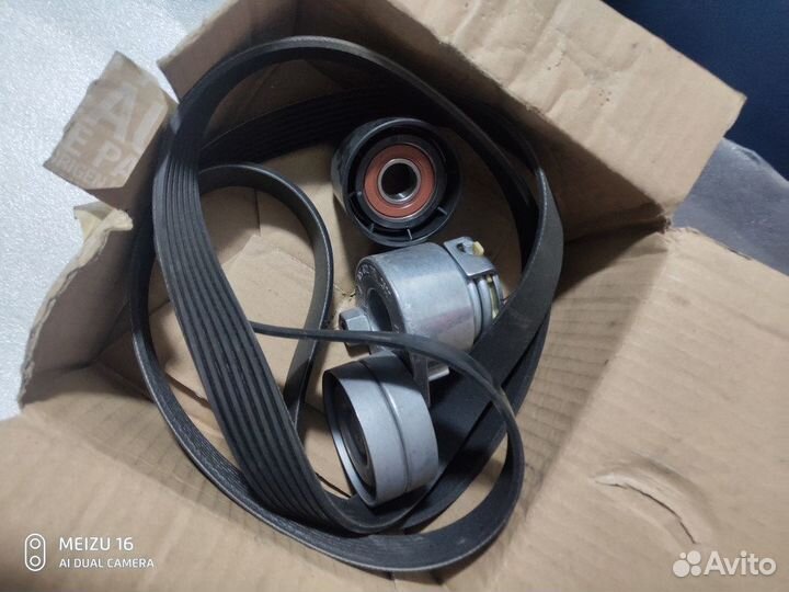 Комплект ремень генератора + ролик F4R Duster