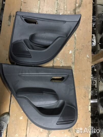 Обшивка двери задняя киа рио 4