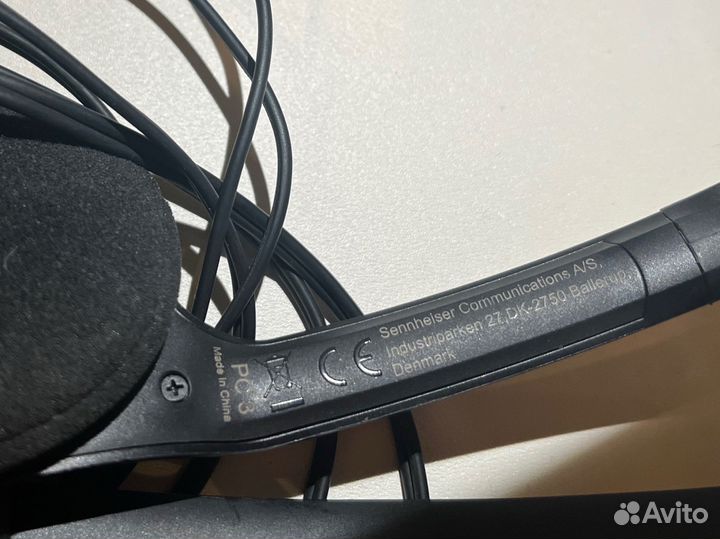 Гарнитура наушники с микрофоном sennheiser