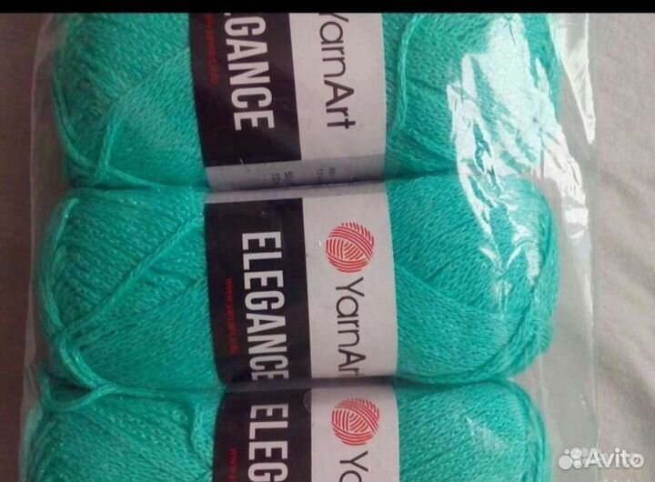 Пряжа.Хлопок с люриксом