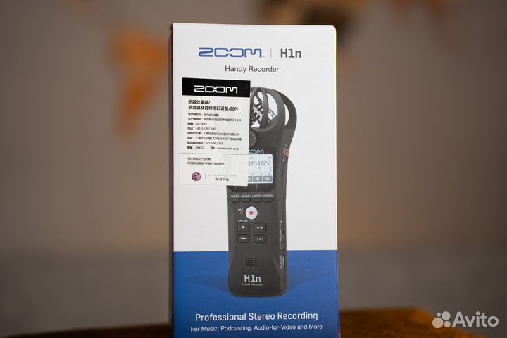 Новый аудио рекордер диктофон Zoom H1n