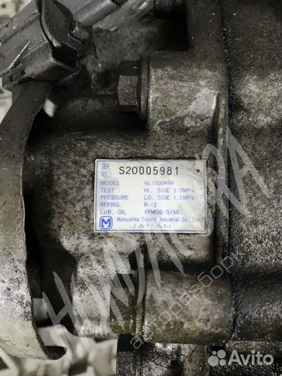 Компрессор кондиционера Honda Prelude