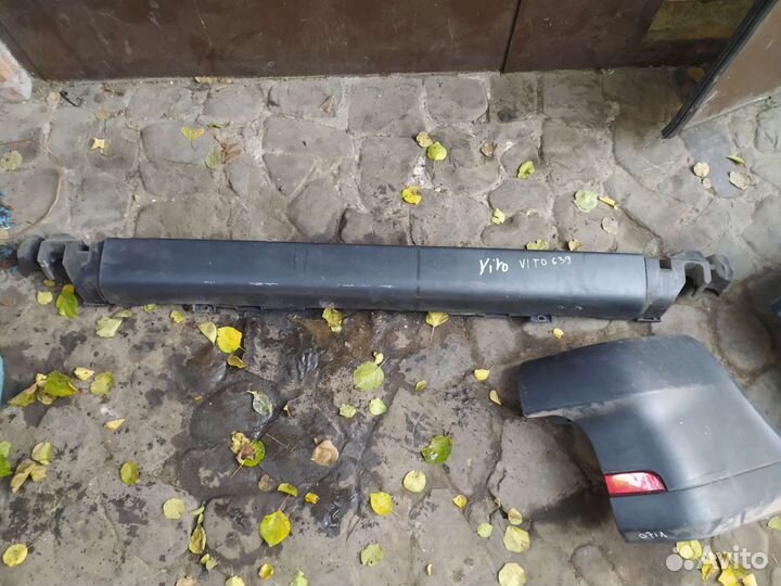 Бампер задний на мерседес бенц вито w639