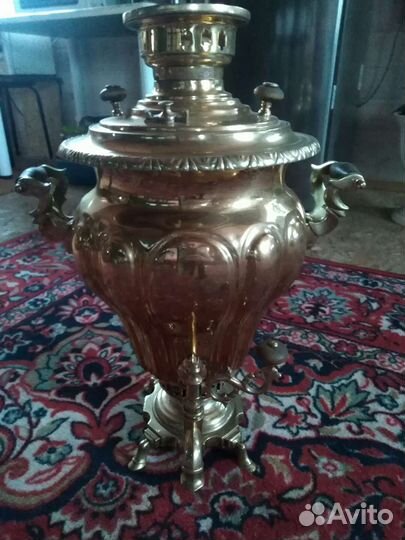 Самовар на дровах старинный