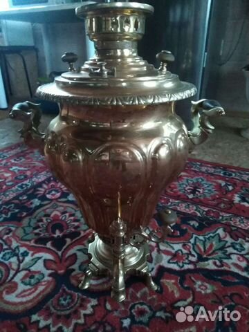 Самовар на дровах старинный