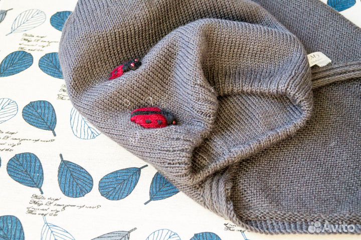 Для девочки шапка и воротник новое