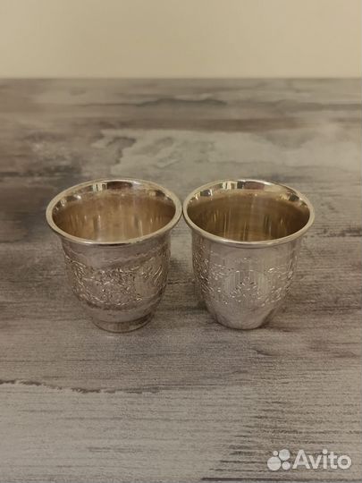 Серебряные рюмки набор 875 пр