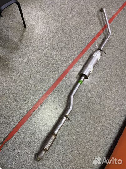 Средняя часть глушителя matiz