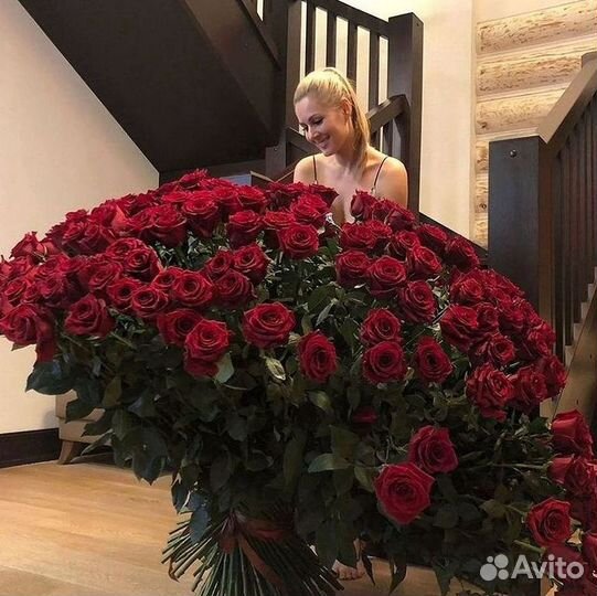 Цветы розы букеты 25 31 35 51 101 251 Доставка