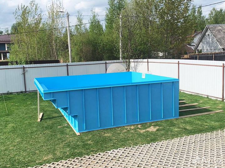 Бассейн из пластика 5x4