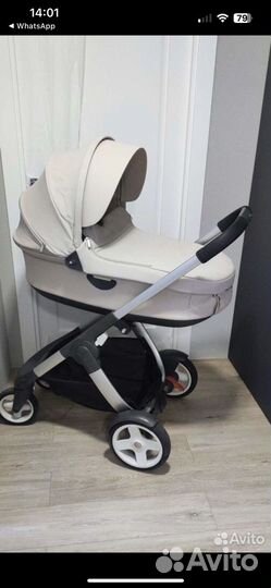 Коляска stokke crusi люлька шасси