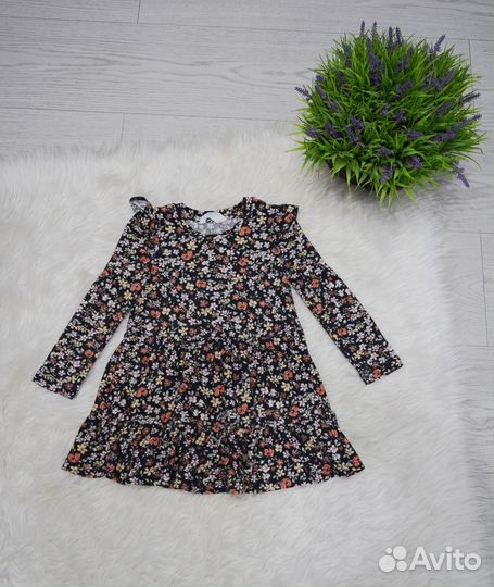 Брендовые платья девочки 86-92 см с рукавом