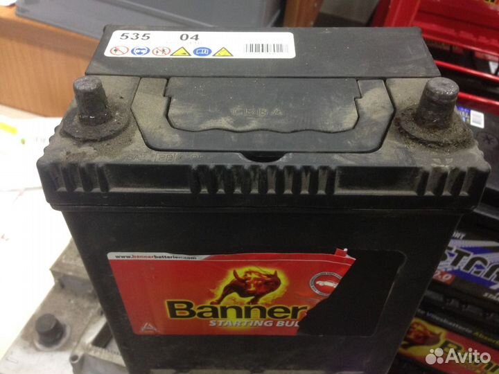 35Ач Аккумулятор Б/у Баннер 535 04