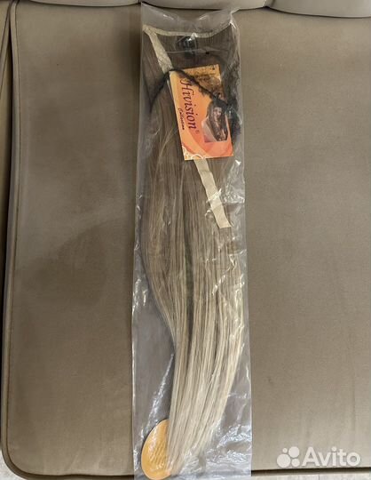 Накладной хвост блонд