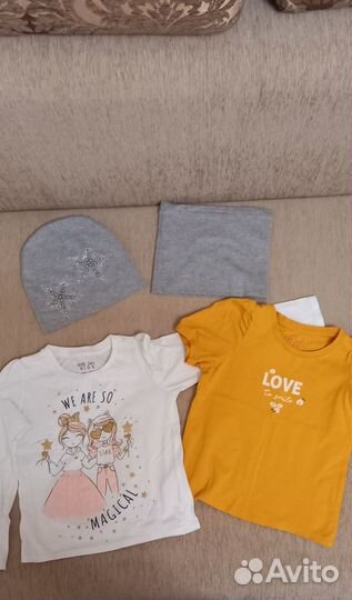 Пакеты одежды на девочку,размер 110