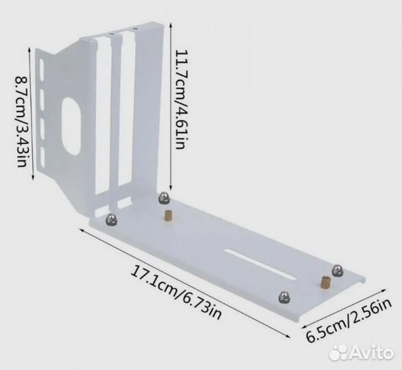 Кронштейн для видеокарты + рейзер х16