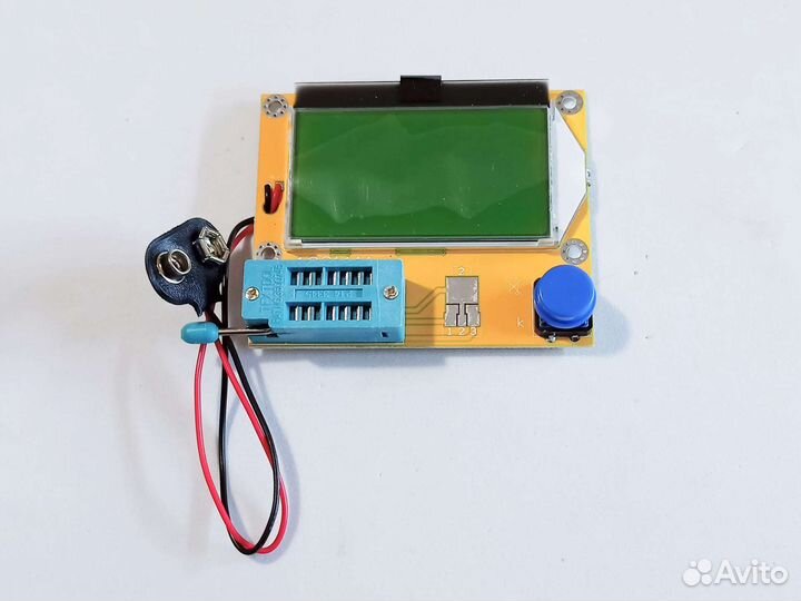 Тестер радиодеталей T4 RLC ESR Пит крона