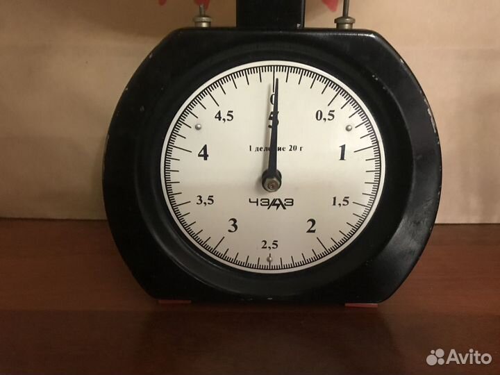 Весы кухонные механические СССР, жестяные банки