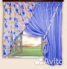 В наличии Новые разные шторы на кухню, дачу и т.п
