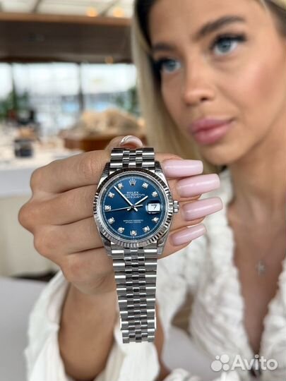 Rolex Datejust 36 Blue Diamond Dial Jubilee 126334