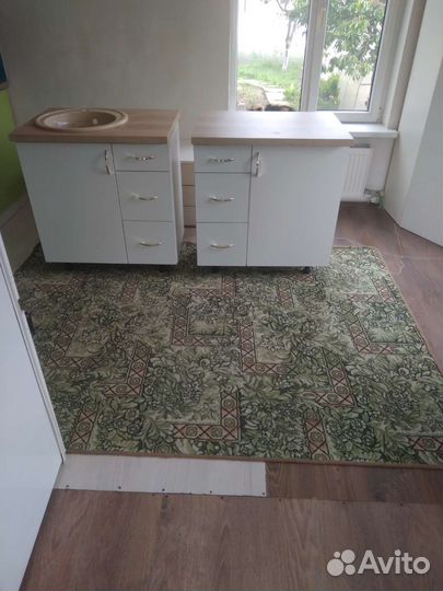 Тумба под мойку,мойка,сифон,рабочий стол