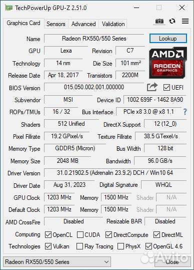 Игровой пк Intel Core i5, RX 550, 12GB