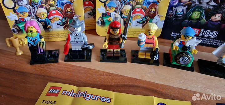 Lego minifigures 25 серия и Marvel 2 серия
