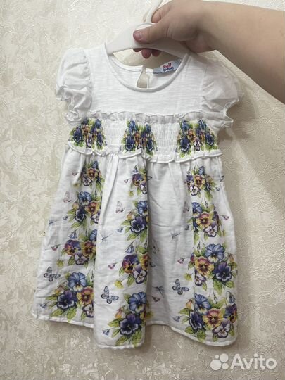 Платье для девочки праздничное 86 92