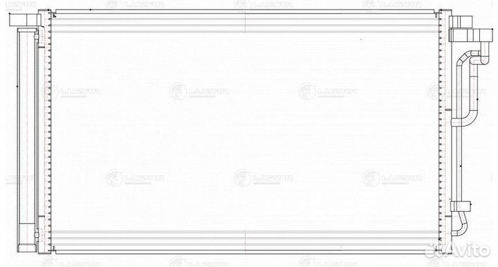 Радиатор кондиционера Киа Сид 18