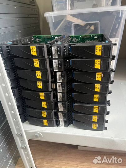 Салазки для жестких дисков 16 штук