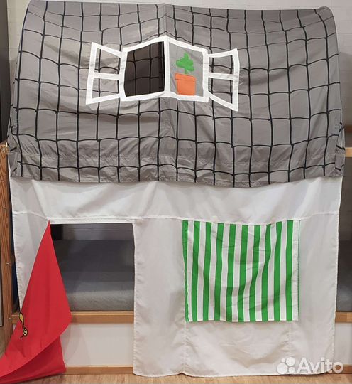 Детская кровать чердак Кюра IKEA