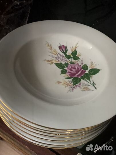 Фарфоровые тарелки Kahla Konitz, 1964 ГДР