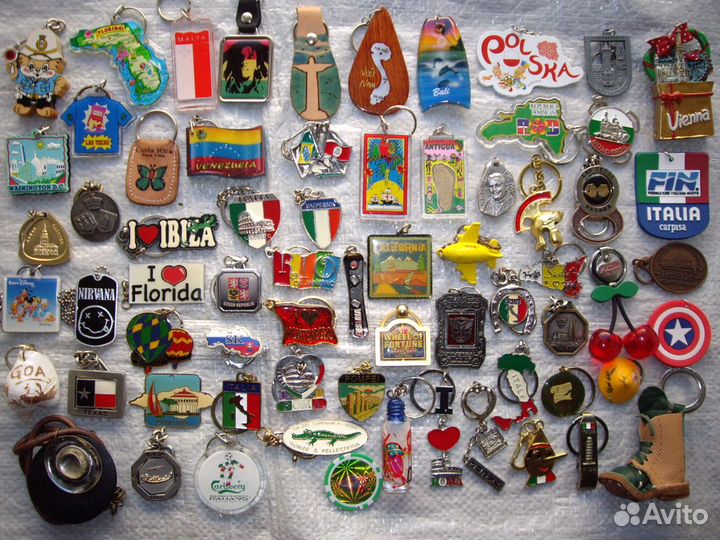 Брелки брелоки для ключей сувениры из разных стран