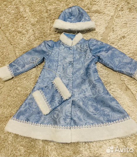 Костюм снегурочки 116-122