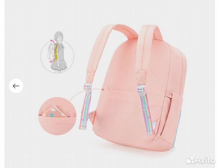 Набор:Школьный Рюкзак+пенал+брелок