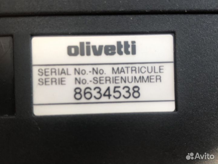 Пишущая машинка Olivetti