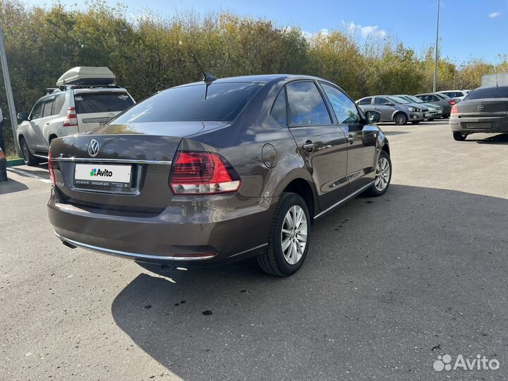 Volkswagen Polo 1.6 AT, 2017, 135 000 км