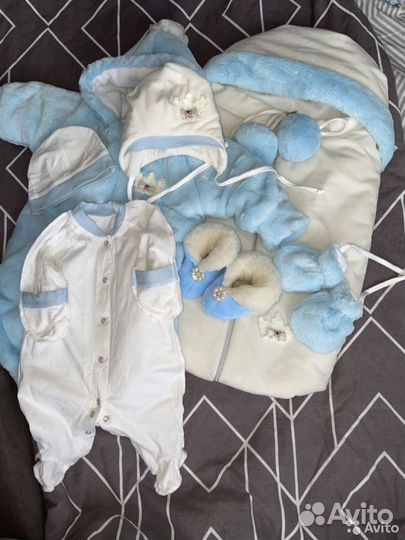 Комплект на выписку для мальчика