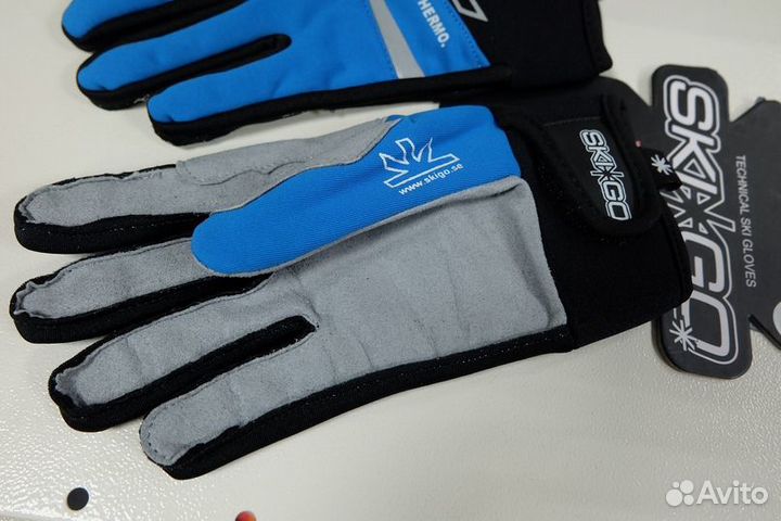 Перчатки SkiGo X-skin Thermo, Blue