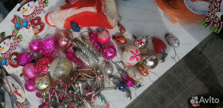 Новогодние игрушки СССР бу