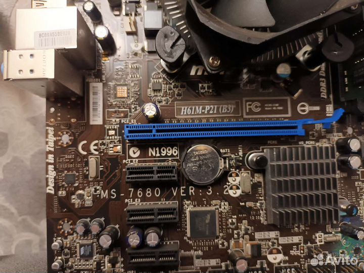 Комплект Msi h61m-p21(b3)