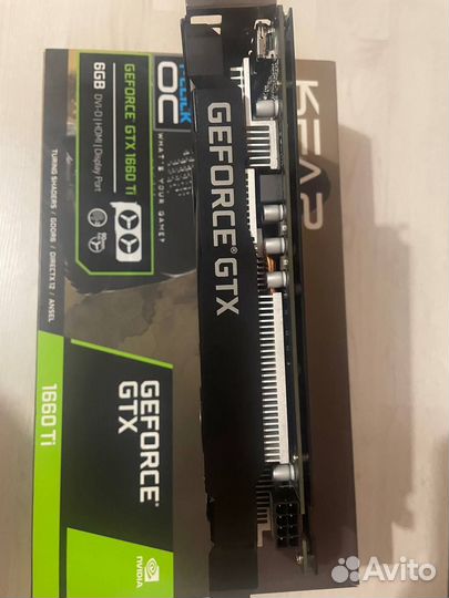 Видеокарта GTX1660TI KFA2 OC 6gb