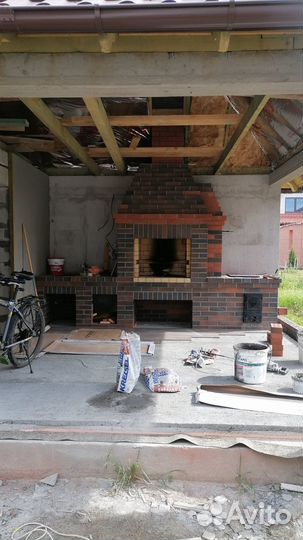 Печи камины из кирпича