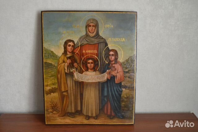Икона Вера Надежда Любовь и мать их София