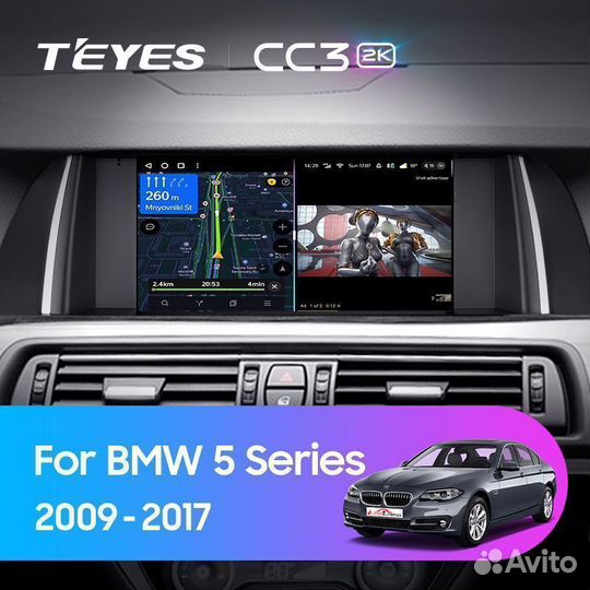 Магнитола BMW 5 F10 CIC CC3 2K 6/128